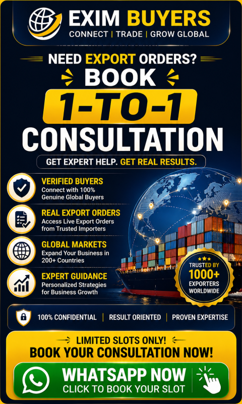 Get Verified International Buyers And Export order